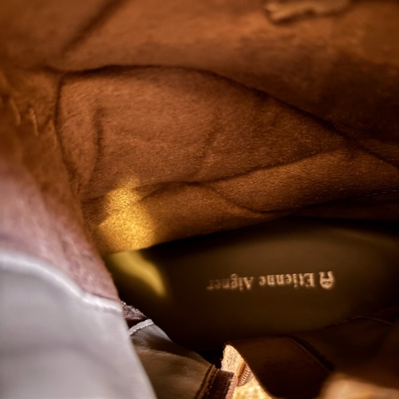 Etienne Aigner Women’s suede leather Stylish Tan Knee-High Women's Boots Size 10 - Picture 10 of 13